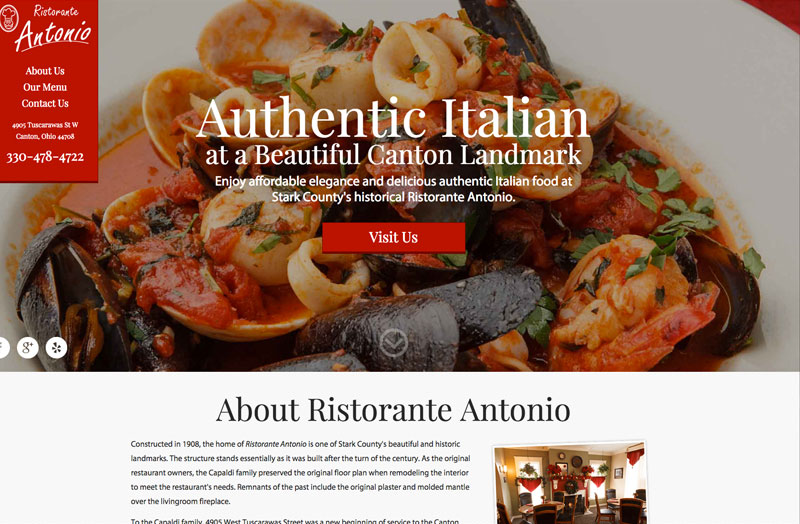 Ristorante Antonio Homepage